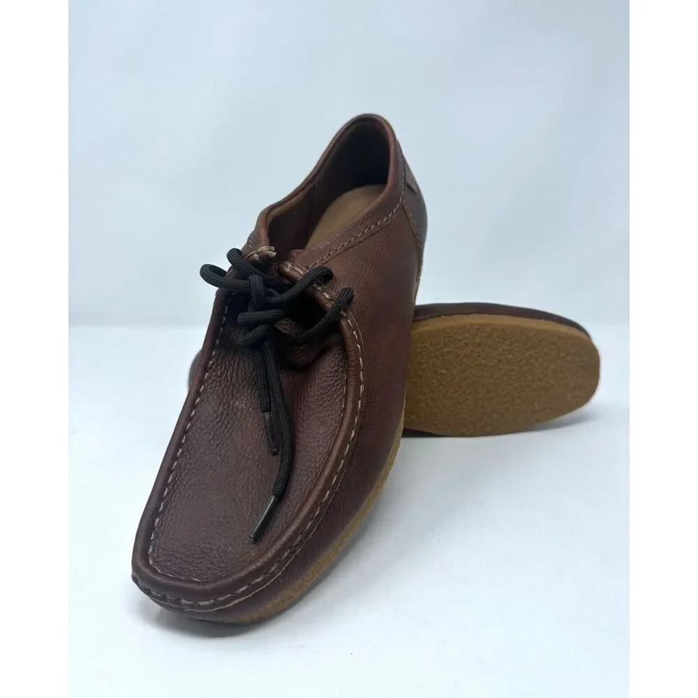 Clarks  size 10.5 Originals Shacre II Run Tan Tumbled Leather 26159431 NEW